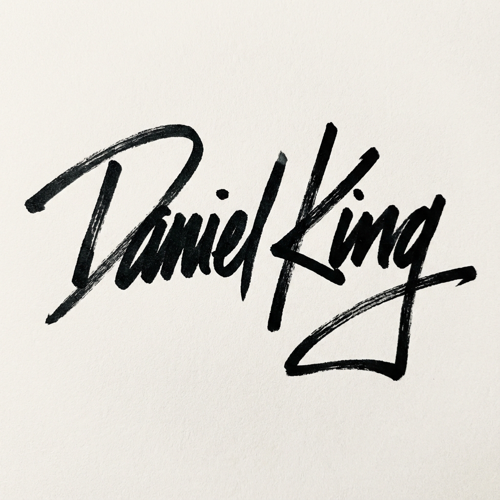 Daniel King's signature